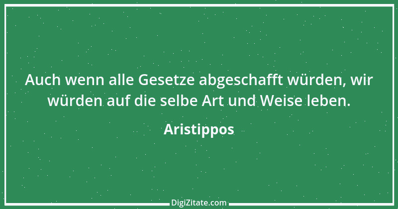 Zitat von Aristippos 8