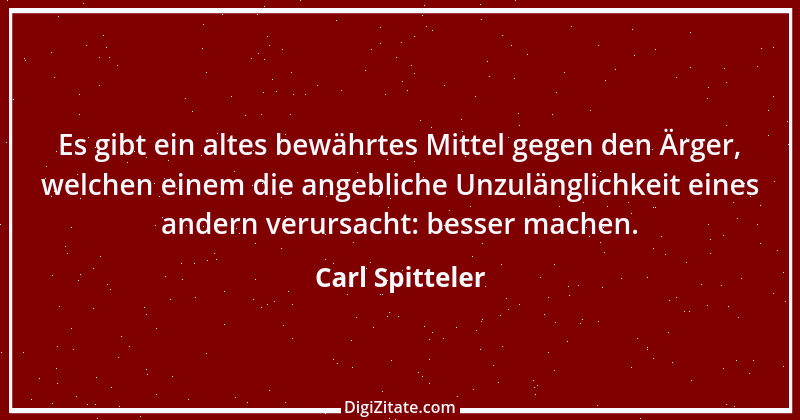 Zitat von Carl Spitteler 69