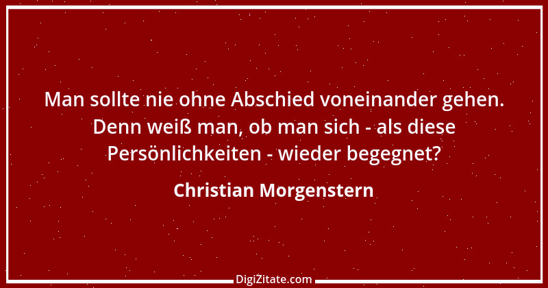 Zitat von Christian Morgenstern 112