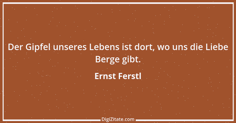 Zitat von Ernst Ferstl 2030