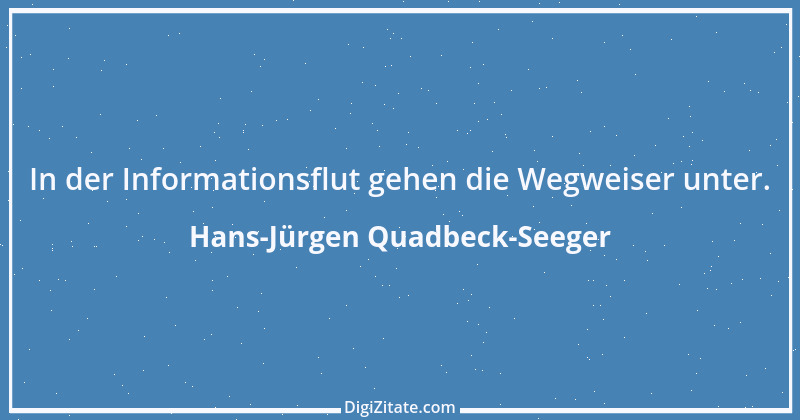 Zitat von Hans-Jürgen Quadbeck-Seeger 217