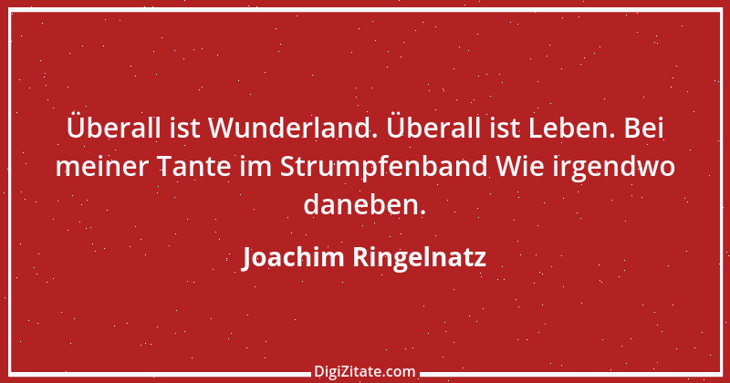 Zitat von Joachim Ringelnatz 82