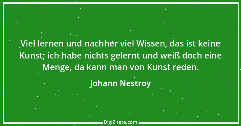 Zitat von Johann Nestroy 237