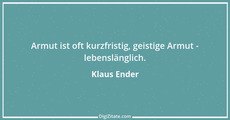 Zitat von Klaus Ender 262