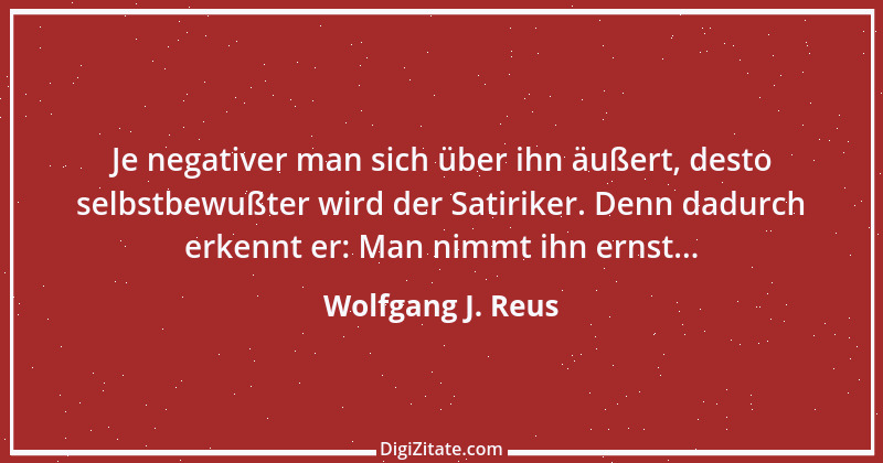 Zitat von Wolfgang J. Reus 429