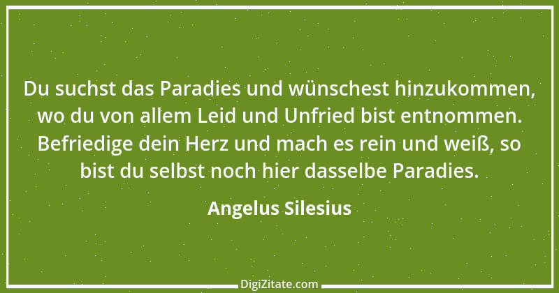 Zitat von Angelus Silesius 191