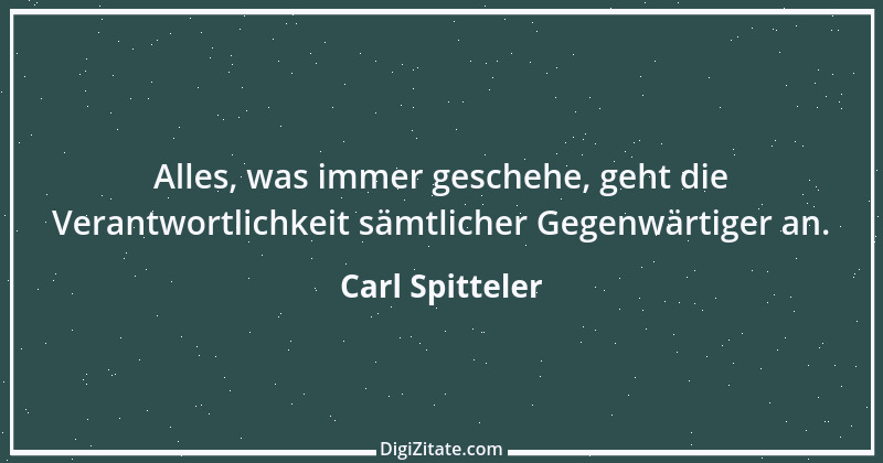 Zitat von Carl Spitteler 70