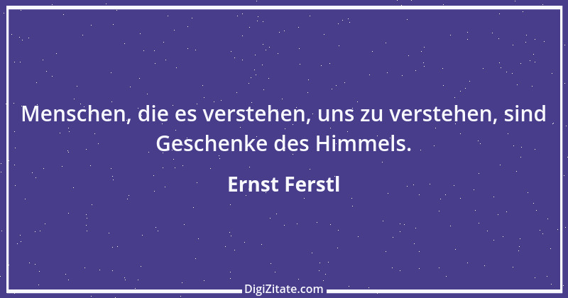 Zitat von Ernst Ferstl 1031