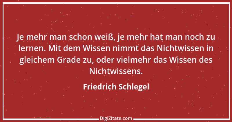 Zitat von Friedrich Schlegel 137