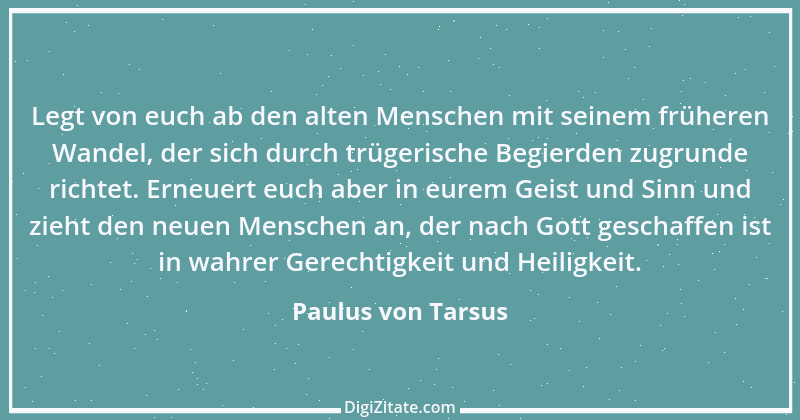 Zitat von Paulus von Tarsus 1