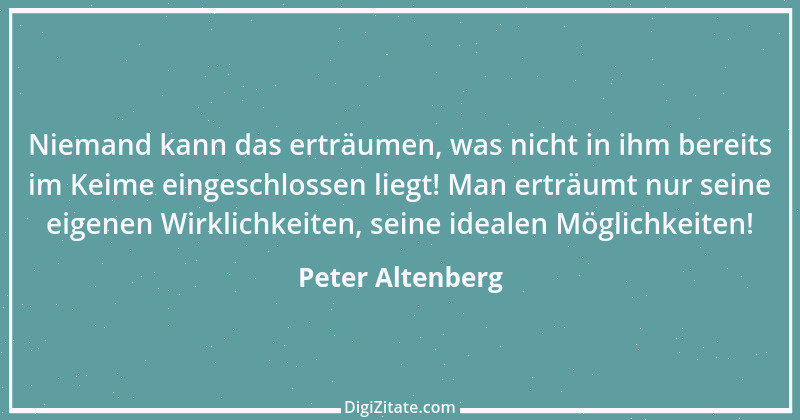 Zitat von Peter Altenberg 16