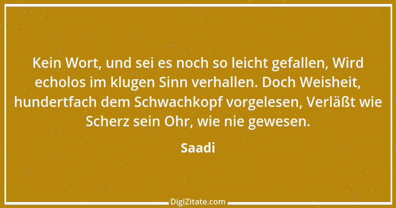 Zitat von Saadi 106