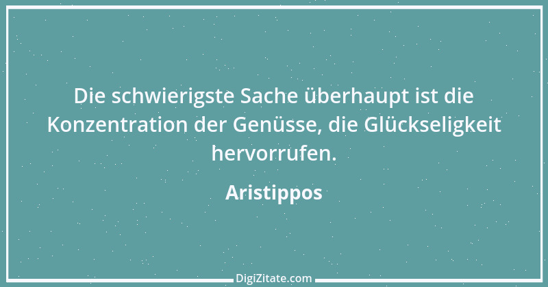 Zitat von Aristippos 10