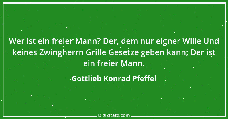 Zitat von Gottlieb Konrad Pfeffel 19