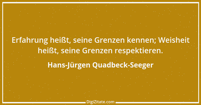 Zitat von Hans-Jürgen Quadbeck-Seeger 219