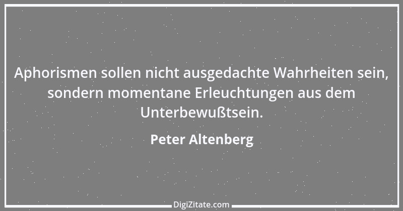 Zitat von Peter Altenberg 17