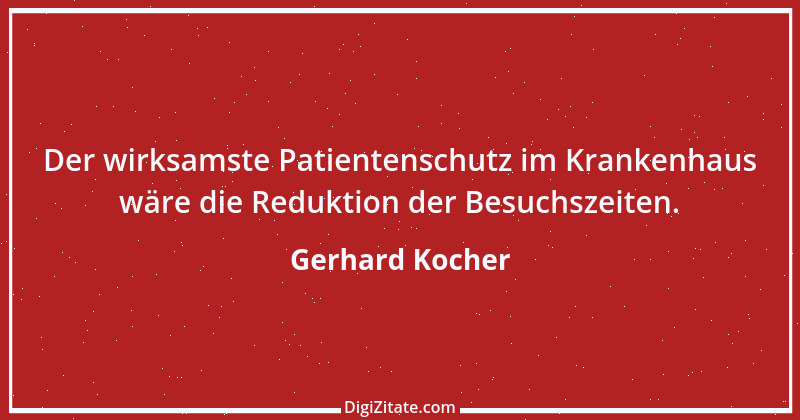 Zitat von Gerhard Kocher 101