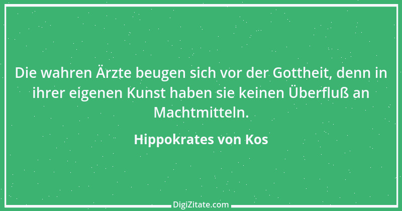 Zitat von Hippokrates von Kos 33