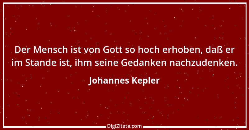 Zitat von Johannes Kepler 2