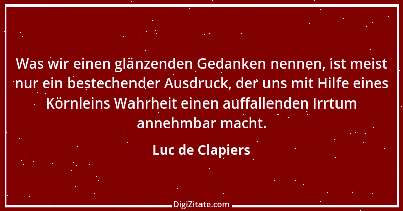 Zitat von Luc de Clapiers 714