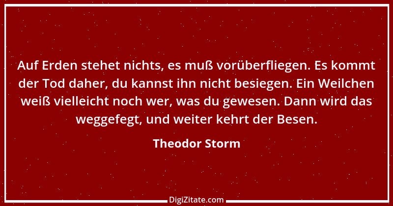 Zitat von Theodor Storm 12