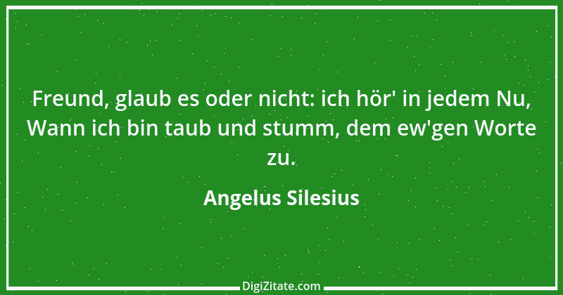 Zitat von Angelus Silesius 194