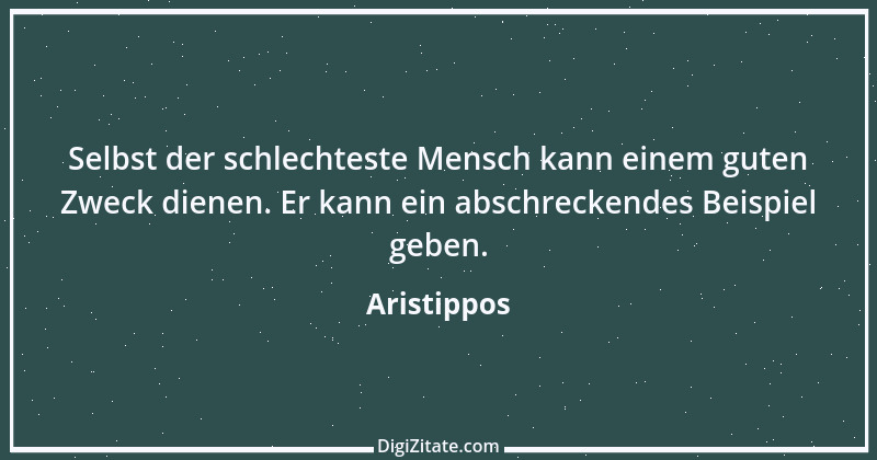 Zitat von Aristippos 12