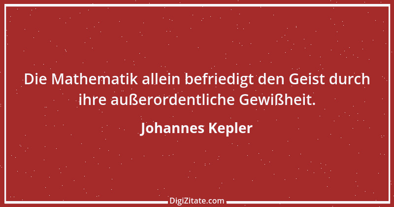 Zitat von Johannes Kepler 3