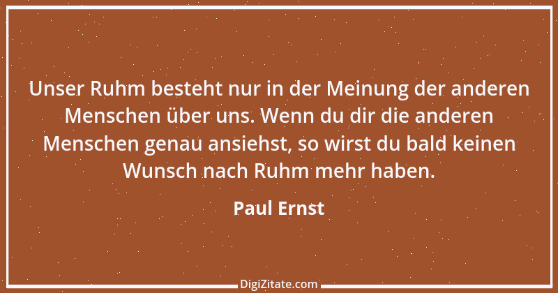 Zitat von Paul Ernst 10