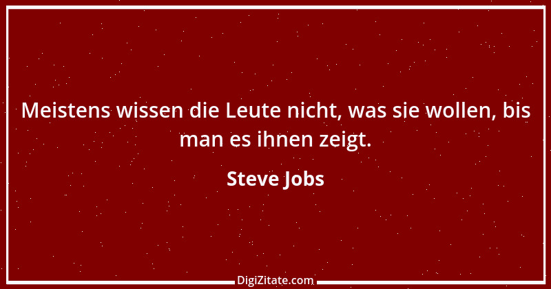 Zitat von Steve Jobs 11