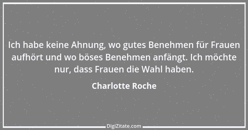 Zitat von Charlotte Roche 2