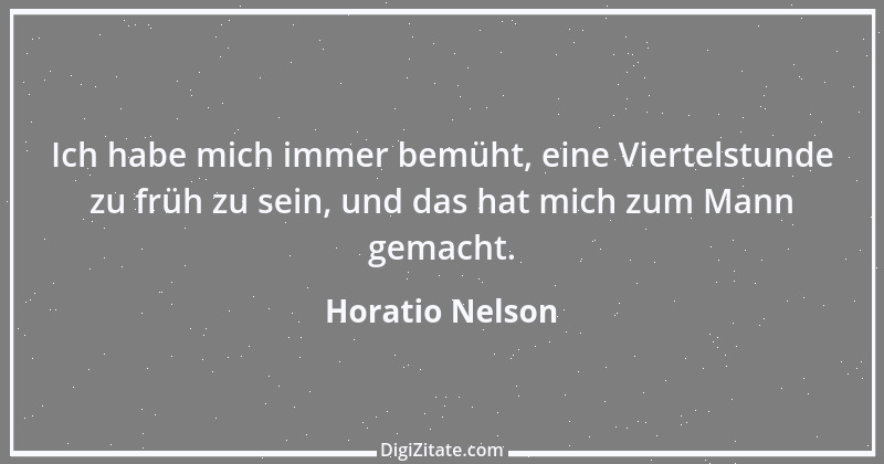 Zitat von Horatio Nelson 6