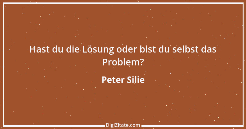 Zitat von Peter Silie 13