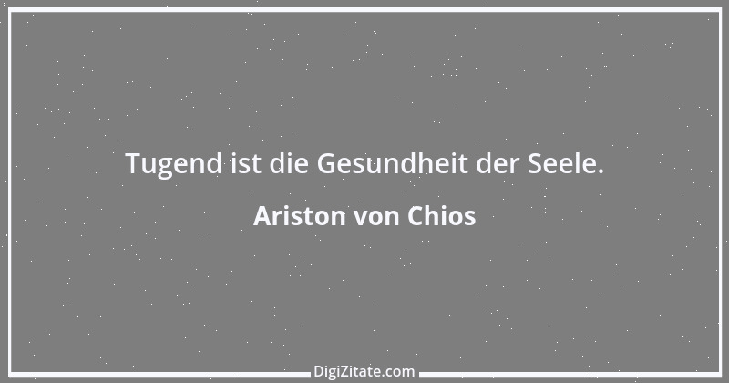 Zitat von Ariston von Chios 1