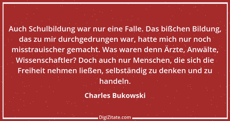 Zitat von Charles Bukowski 19