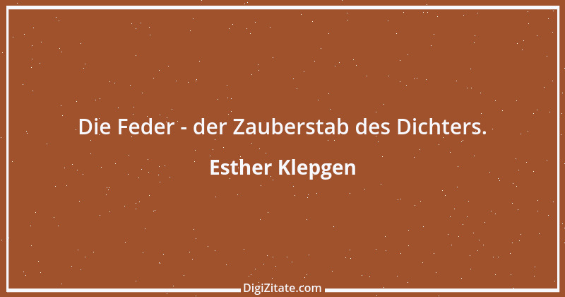 Zitat von Esther Klepgen 87