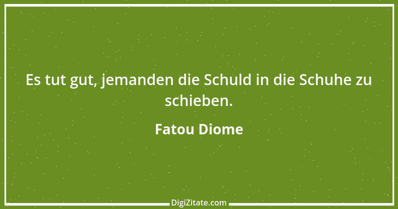 Zitat von Fatou Diome 1