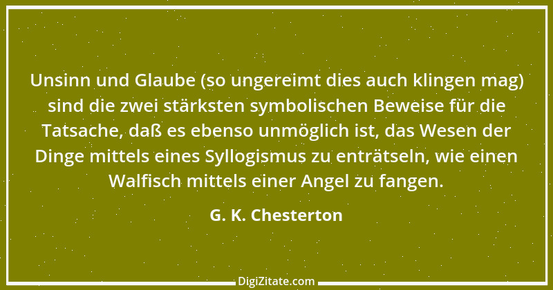 Zitat von G. K. Chesterton 143