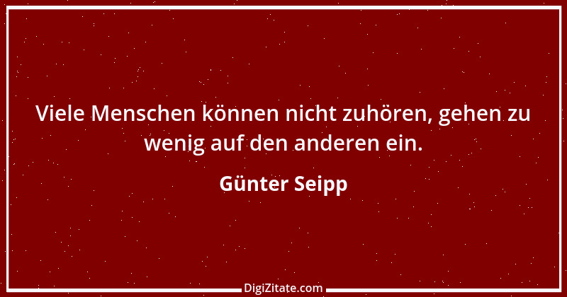 Zitat von Günter Seipp 83