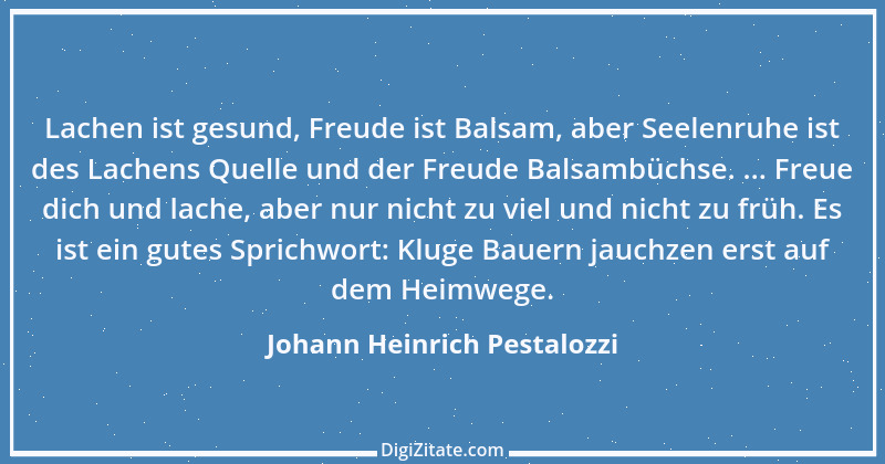 Zitat von Johann Heinrich Pestalozzi 66