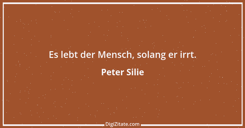 Zitat von Peter Silie 14