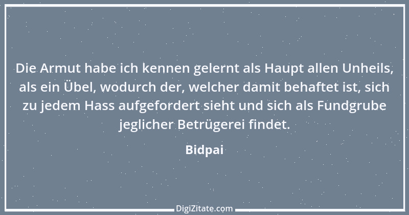 Zitat von Bidpai 6