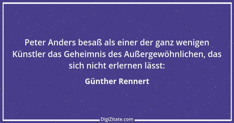 Zitat von Günther Rennert 1