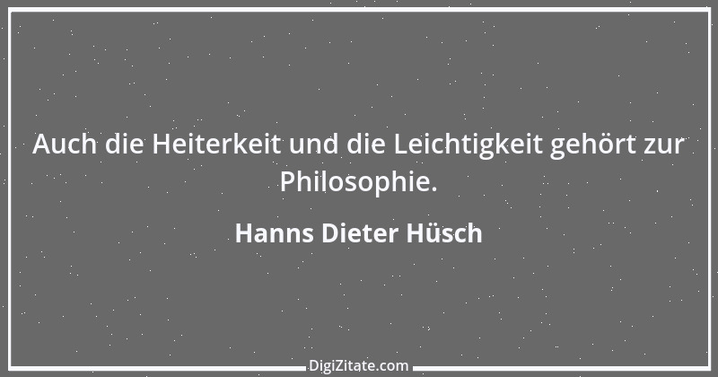 Zitat von Hanns Dieter Hüsch 1