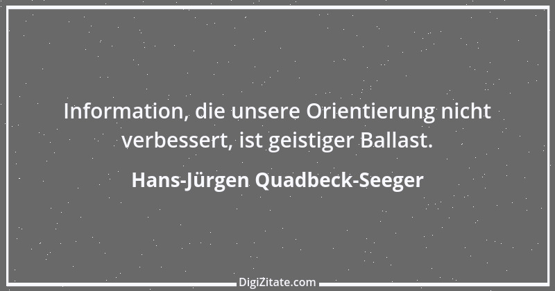 Zitat von Hans-Jürgen Quadbeck-Seeger 441