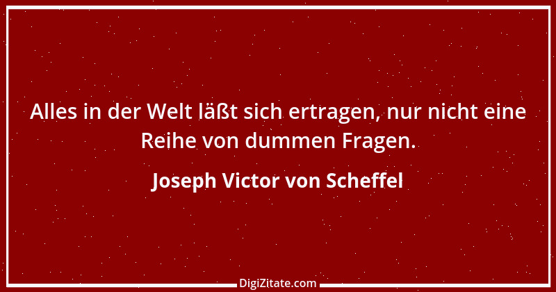 Zitat von Joseph Victor von Scheffel 7