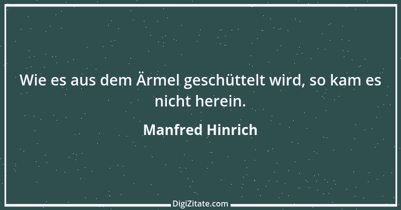 Zitat von Manfred Hinrich 987