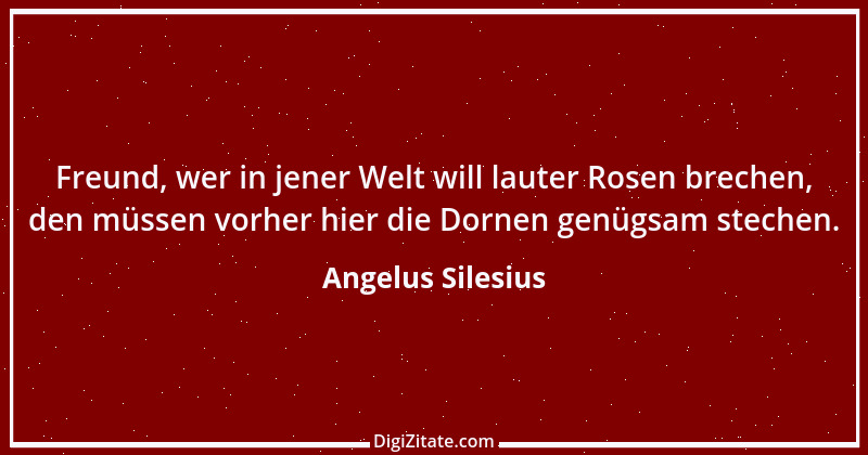 Zitat von Angelus Silesius 197