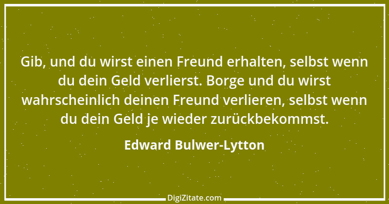 Zitat von Edward Bulwer-Lytton 6