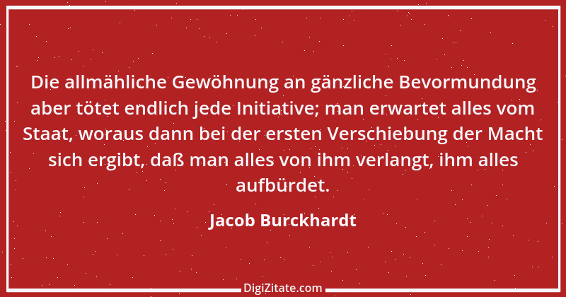 Zitat von Jacob Burckhardt 154